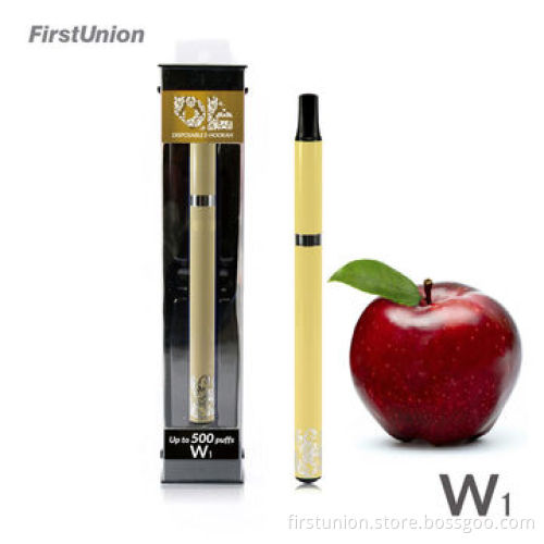 New invention fashionable portable fruit flavor disposable e hookah, CE,RoHS marked